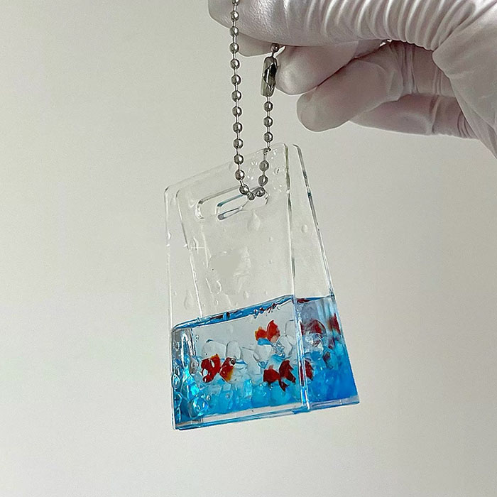 Resin Art Kit With Molds - 手作りエポキシハンドバッグバッグシリコンモールド、クリスタルエポキシ樹脂モールドDIYキーホルダークラフトモールド用