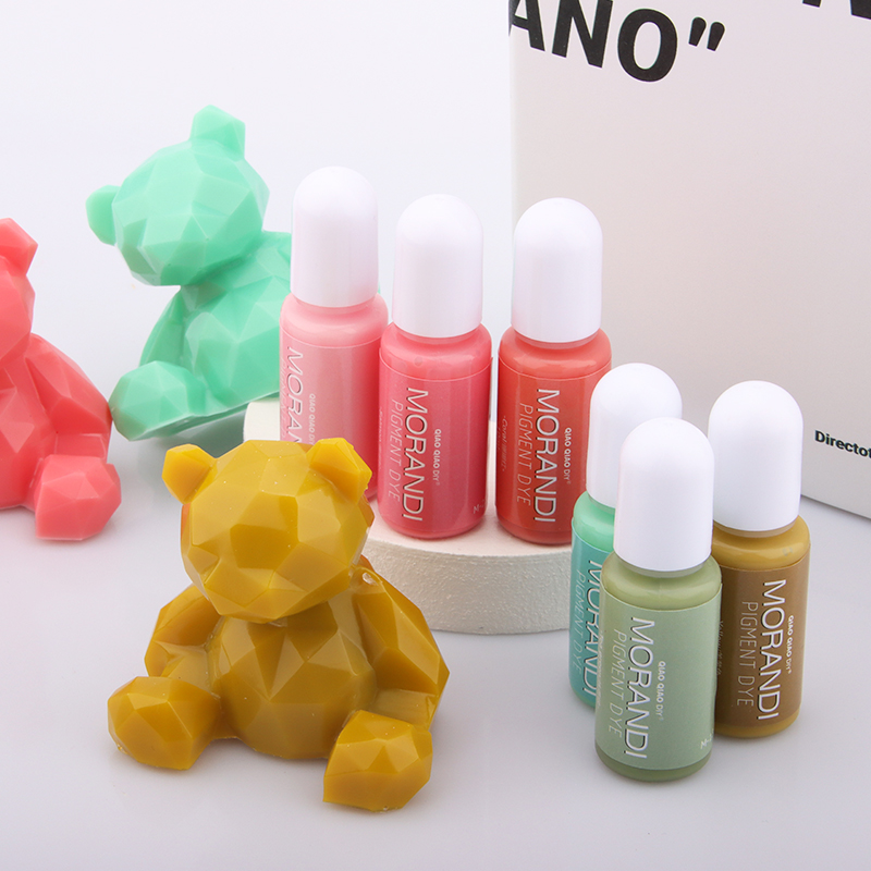 Resin Dye Opaque - ジュエリー作り用エポキシ樹脂顔料,UV樹脂工芸品,モランディ液体染料,キャンドルと石鹸インク,アルコール着色剤,10ml, 24色