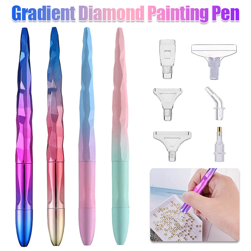 グラデーションダイヤモンドペイントペンセット、6つのペンチッ - Resin Art Diy のレビューと価格