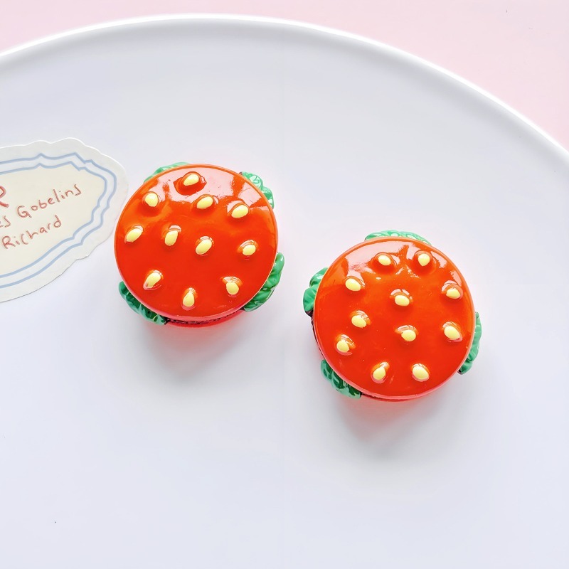 漫画 3D バーガーフライドポテト樹脂 DIY アクセサリー - Resin Art Beach Theme のレビューと価格