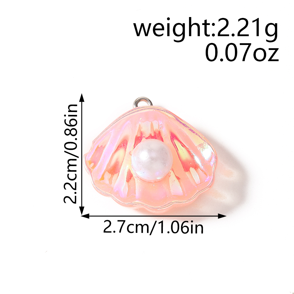 10個入り かわいい3Dレジン製サマービーチコンクシェルペン - Resin Art Beach Theme のレビューと価格