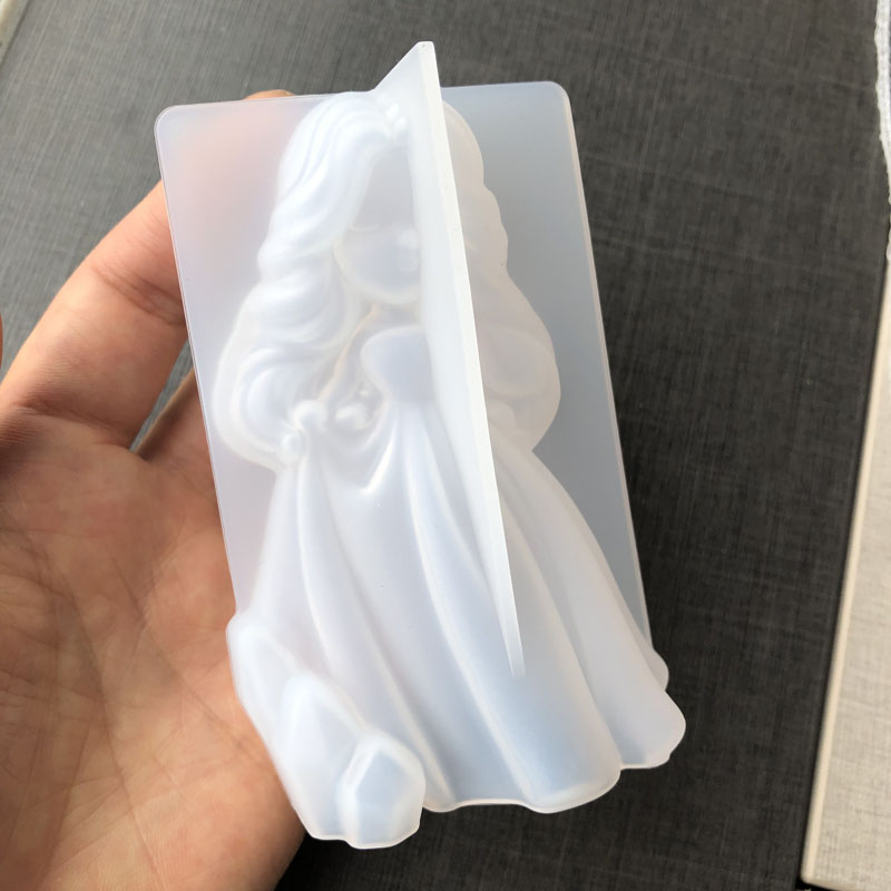 3D かわいいプリンセスシリコーンキャンドルモールド天使の女 - Silicone Mold Ocean のレビューと価格