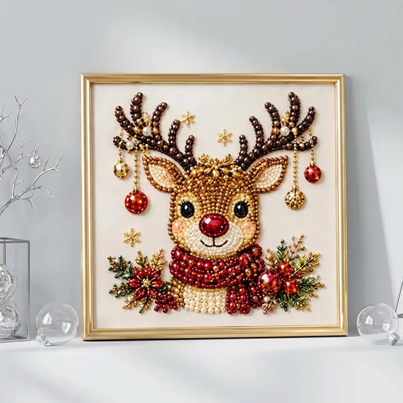 クリスマスパールダイヤモンドペインティングアートセット（フレ - Resin Art For Beginners のレビューと価格