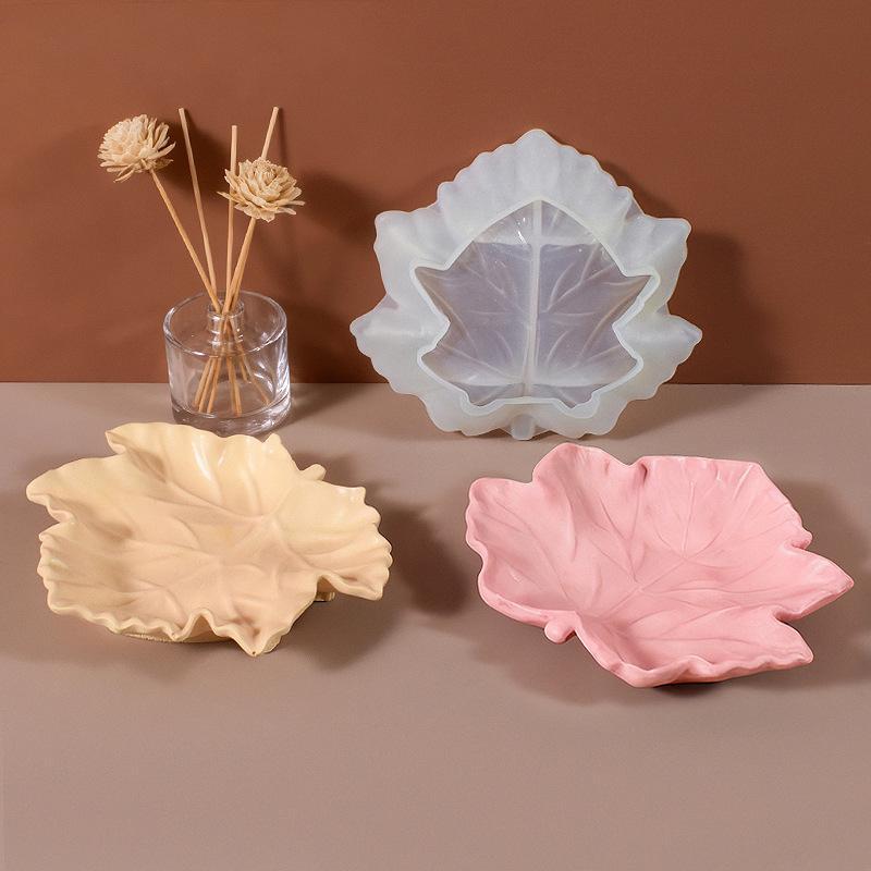 3Dリーフ型灰皿樹脂型シリコン製トレイ樹脂鋳造型ジュエリーコ - Resin Art Coasters のレビューと価格