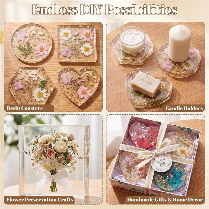 FYBL-樹脂型 4インチ 丸型 四角型 ハート型 六角形  - Resin Art Coasters のレビューと価格