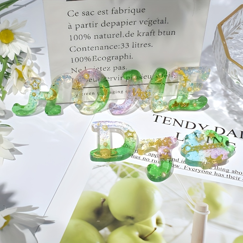 樹脂鋳造型 Aスタイルミラー 26文字英語アルファベット＋6 - Resin Art Kit With Molds のレビューと価格