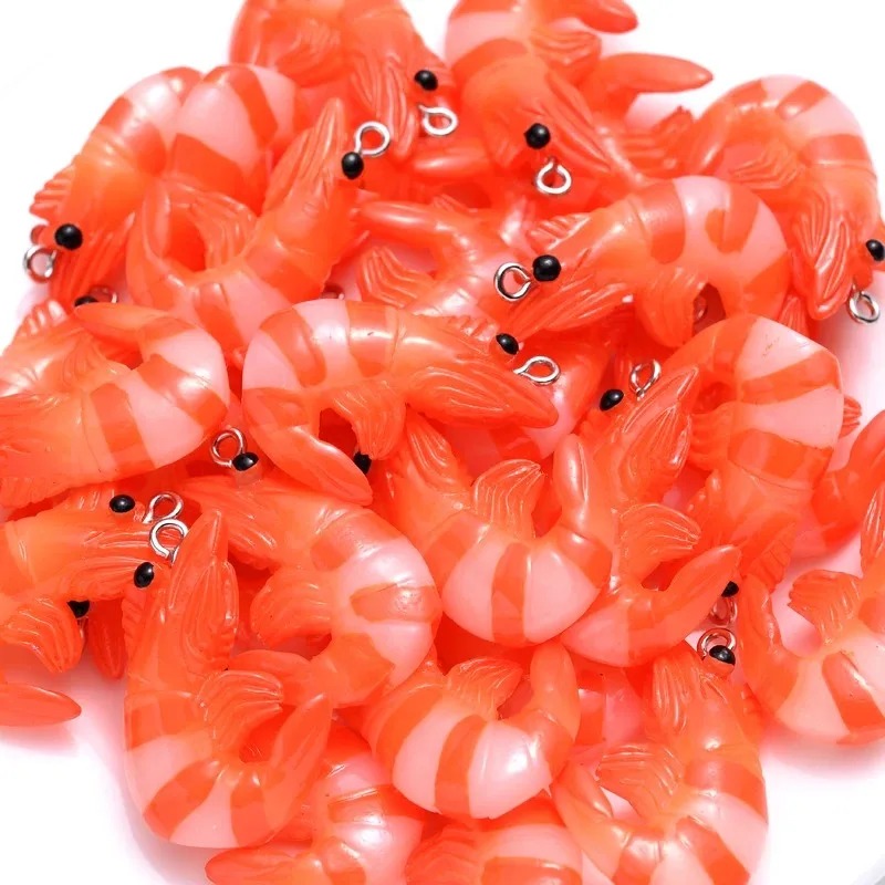 10 個アクリル樹脂漫画シーフードチャーム 3D 模擬ロブス - Resin Art Kits For Adults のレビューと価格