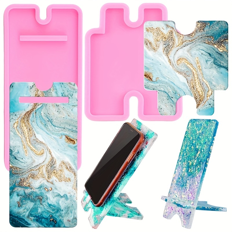 1セットのシリコンモールド（スマホスタンド用）と樹脂キャステ - Resin Art Kit With Molds のレビューと価格