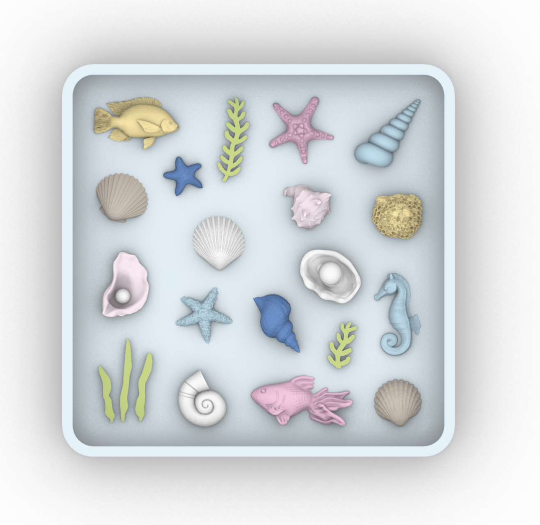 3Dオーシャンアクセサリー樹脂鋳造型シリコンモールドアクセサ - Silicone Mold Ocean のレビューと価格