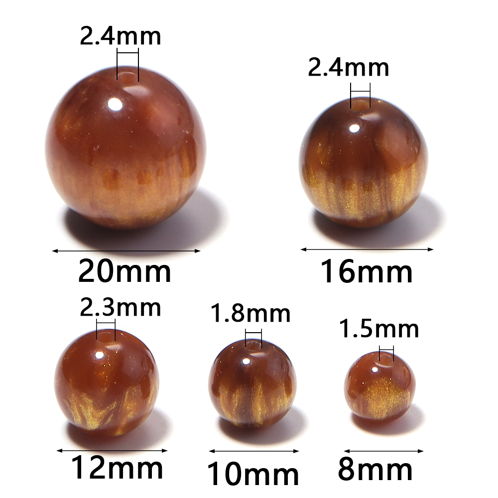 5-30 ピース/ロット 8-20 ミリメートル金メッキ樹脂 - Resin Art Kits For Adults のレビューと価格