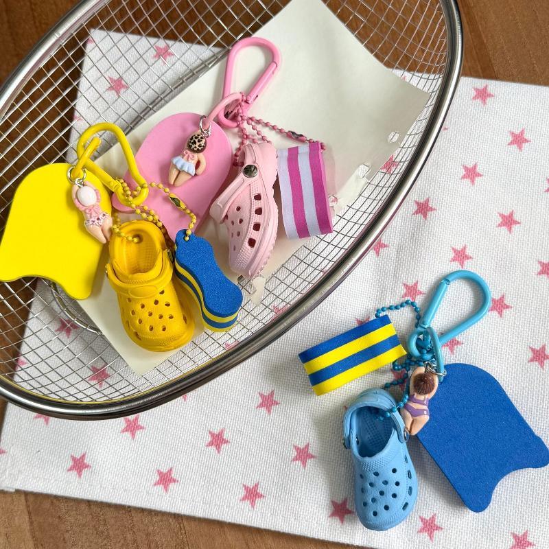新しいキュートな夏のビーチをテーマにしたキーホルダー。ミニク - Resin Art Beach Theme のレビューと価格