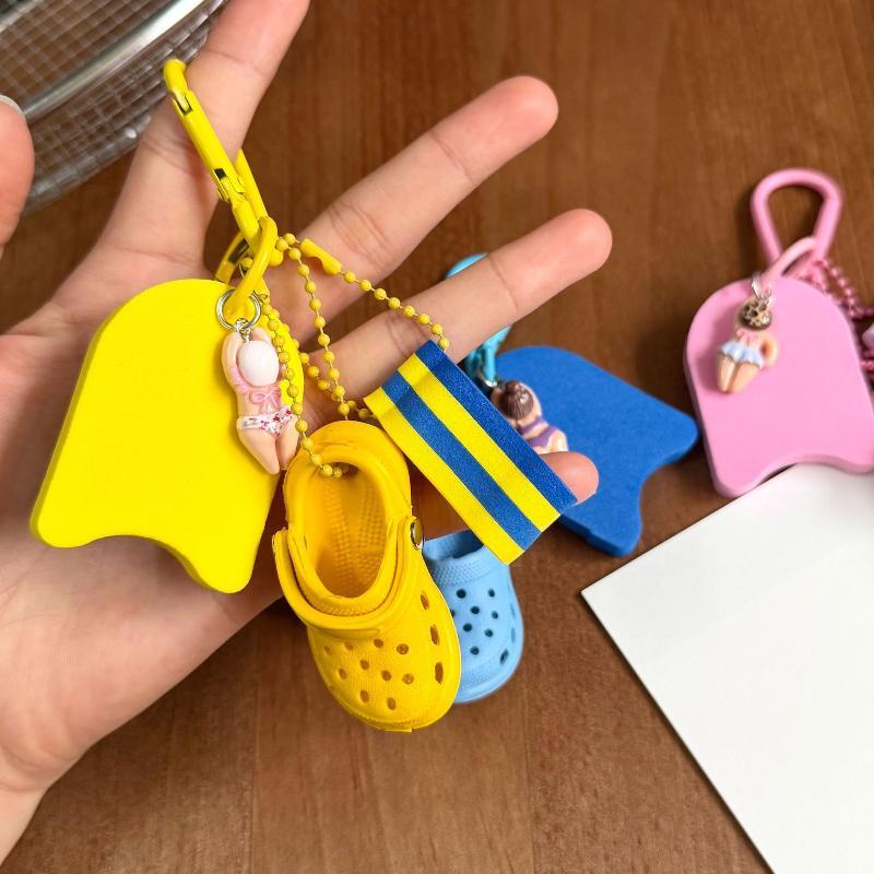 新しいキュートな夏のビーチをテーマにしたキーホルダー。ミニク - Resin Art Beach Theme のレビューと価格