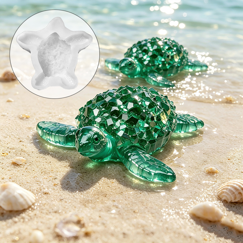 ダイヤモンドカットヒーリングシータートルシリコンモールド海洋 - Silicone Mold Ocean のレビューと価格