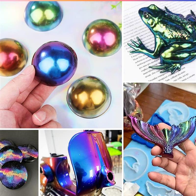 カメレオンネイルパウダー,エポキシ樹脂,ミネラルスムース,真 - Pearl Powder Resin のレビューと価格