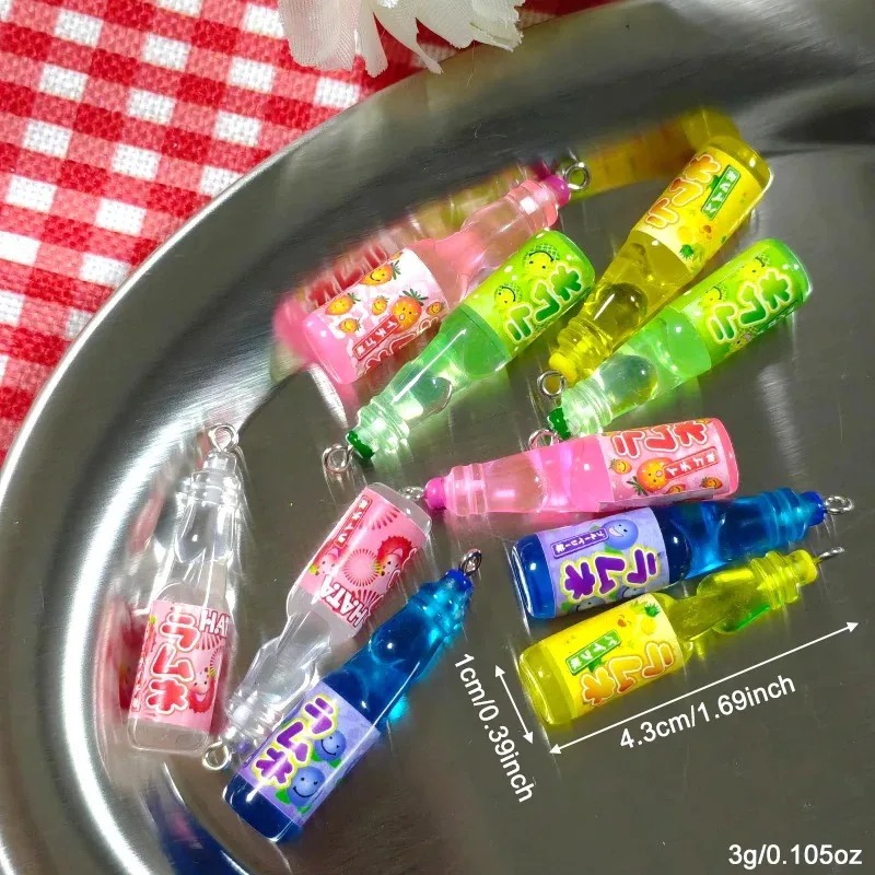 10個入り 小さなソーダボトル レジンチャーム 可愛い飲料ボ - Resin Art Kits For Adults のレビューと価格