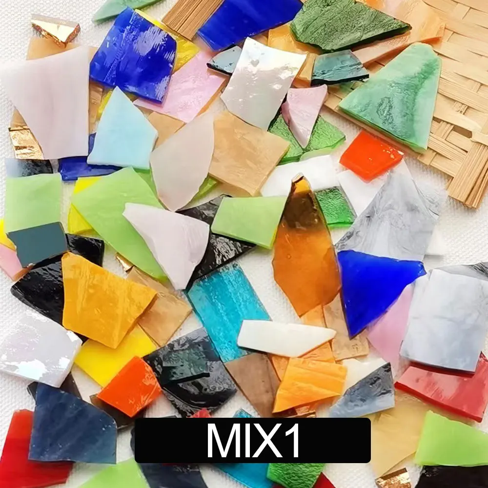 100 グラムモザイクタイルステンドグラスモザイク DIY  - Resin Art Coasters のレビューと価格