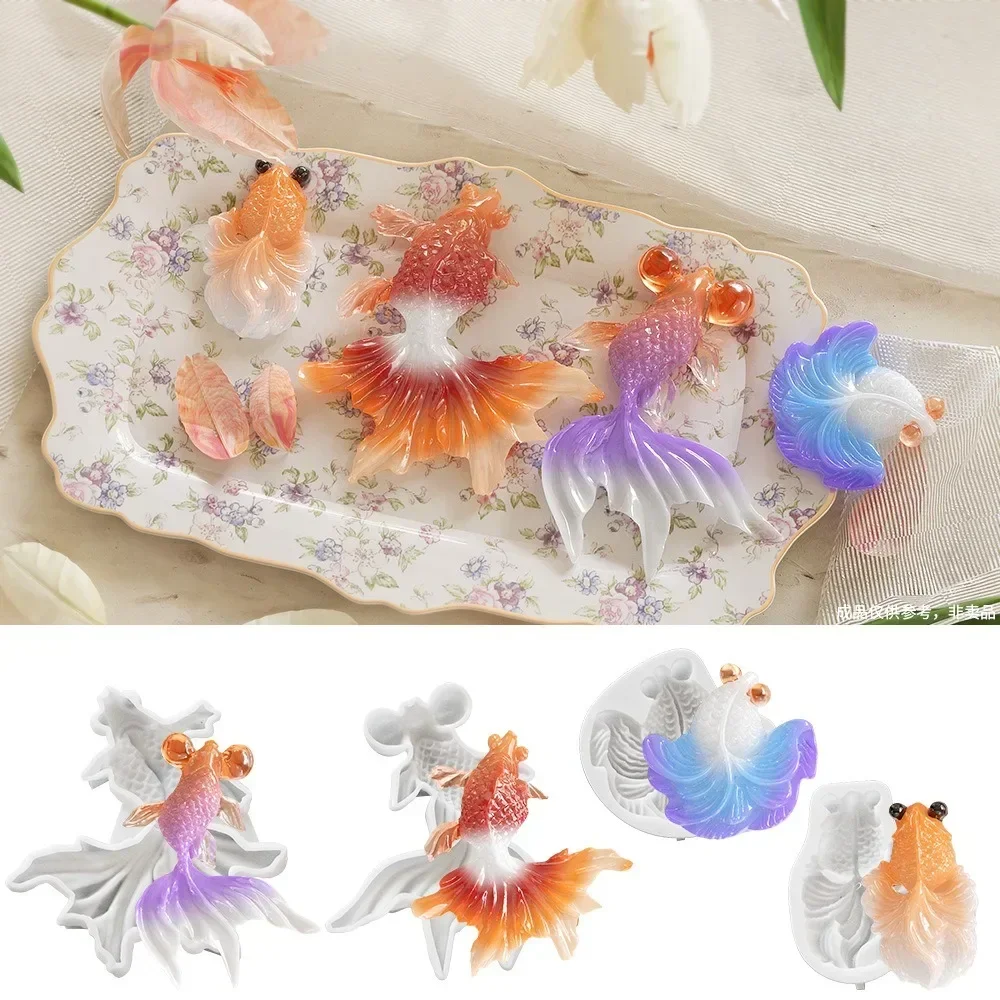 2026年鯉魚シリコン樹脂型動物エポキシ樹脂鋳造型キーホルダ - Silicone Mold Ocean のレビューと価格