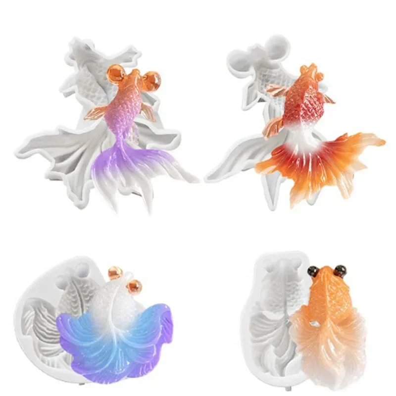 2026年鯉魚シリコン樹脂型動物エポキシ樹脂鋳造型キーホルダ - Silicone Mold Ocean のレビューと価格