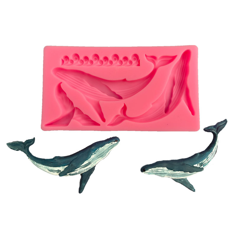 シリコンクジラ型,日曜大工,オーシャンシリーズ,フォンダン, - Silicone Mold Ocean のレビューと価格