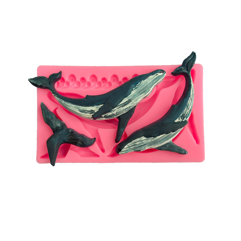 シリコンクジラ型,日曜大工,オーシャンシリーズ,フォンダン, - Silicone Mold Ocean のレビューと価格