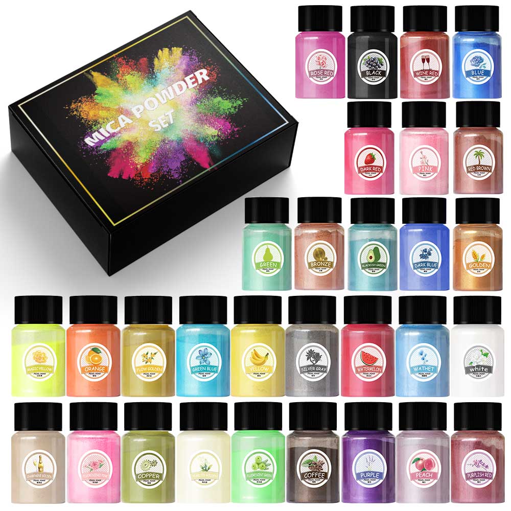 エポキシ樹脂充填剤,天然真珠の充填,10ml,ドレンクリエー - Pearl Powder Resin のレビューと価格