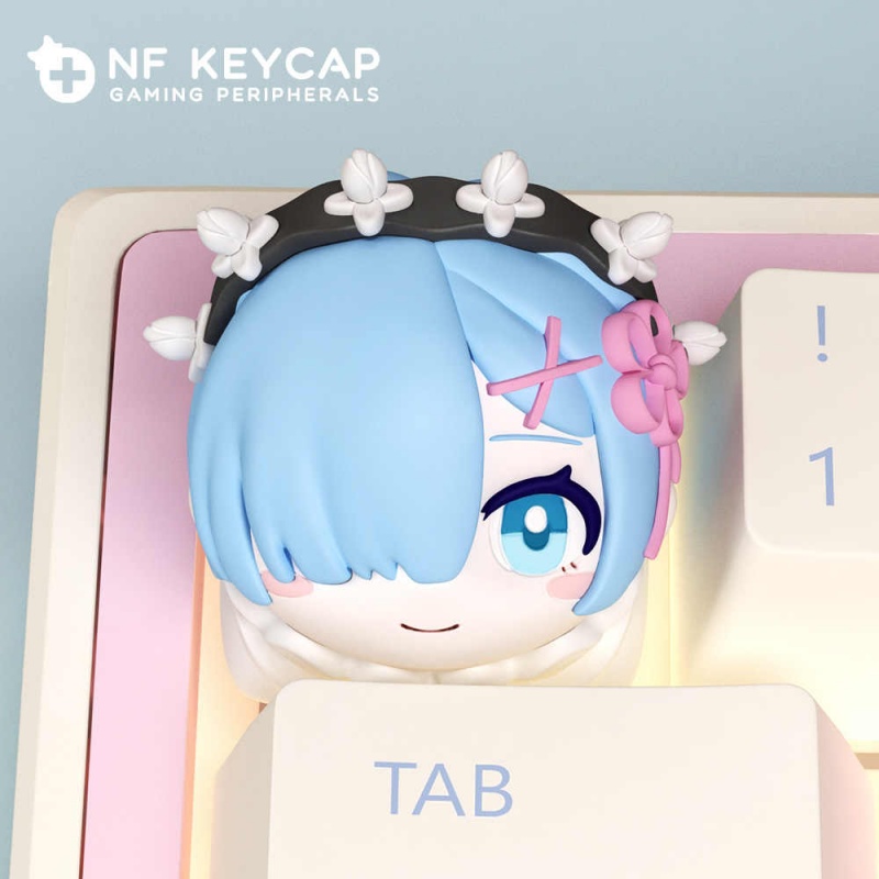 レムアニメ個性派クリエイティブアートカスタムキーキャップレム - Resin Art World のレビューと価格