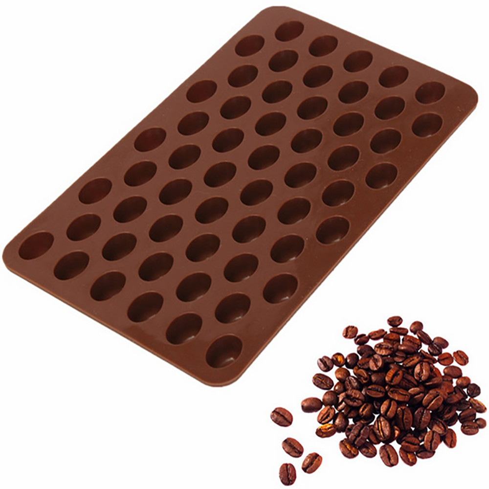 高品質シリコーンミニコーヒー豆チョコレートキャンディモールド - Silicone Mold Ocean のレビューと価格