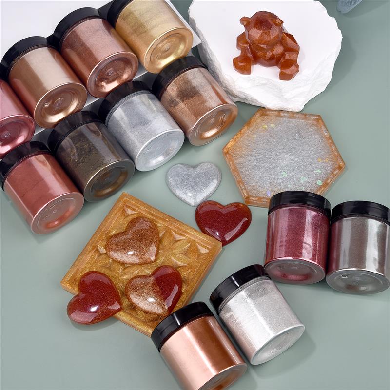 ジュエリー作り用のメタリック顔料染料,真珠光沢のある着色剤, - Resin Dye Opaque のレビューと価格