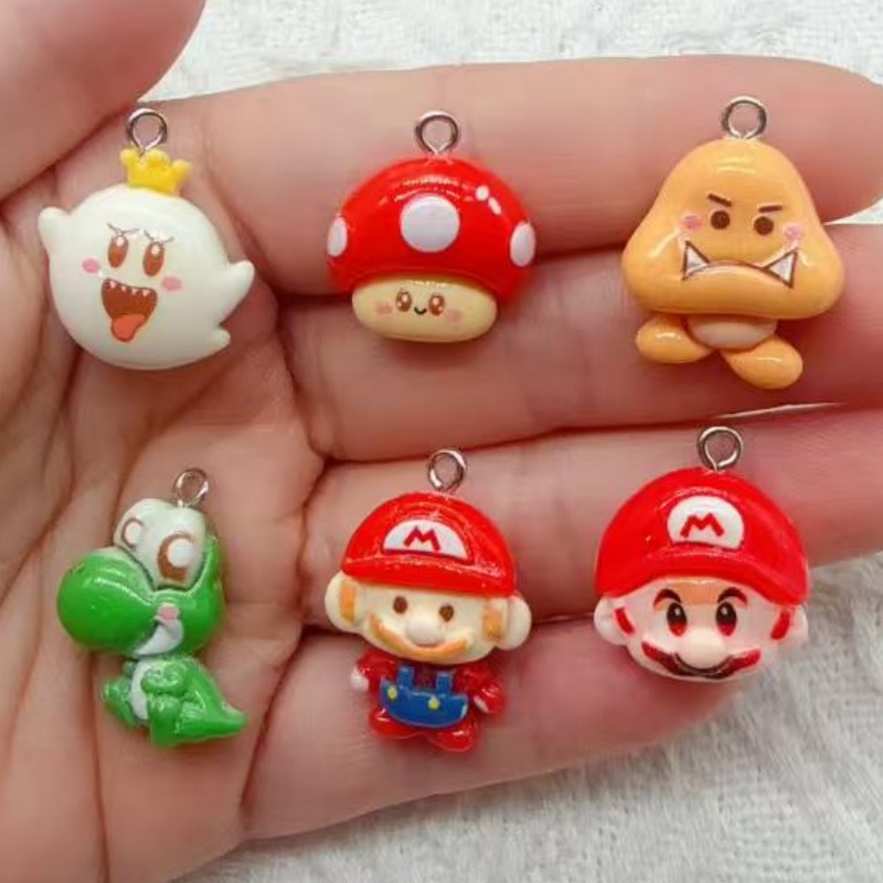 10個入り樹脂製漫画ペンダント、DIYジュエリー製作イヤリン - Resin Art Kits For Adults のレビューと価格