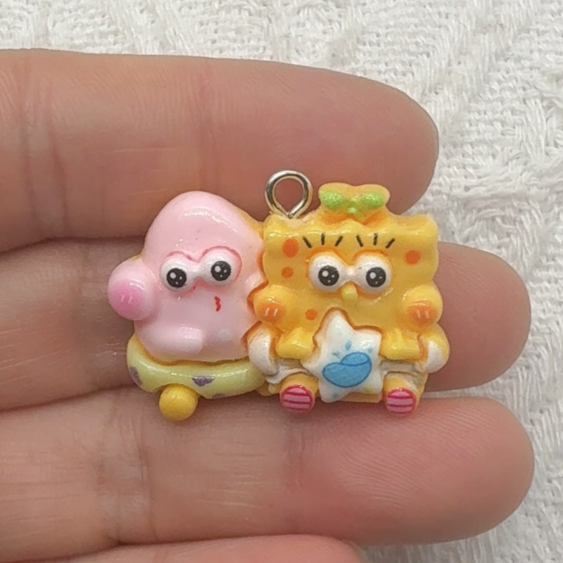 10個入り漫画風樹脂ペンダント、DIYジュエリー製作イヤリン - Resin Art Kits For Adults のレビューと価格