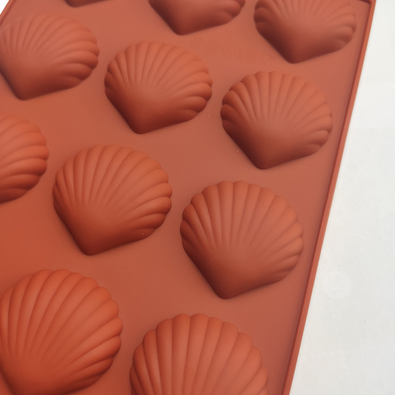食品グレードマドレーヌケーキ型シェル型ベーキングクッキービス - Silicone Mold Ocean のレビューと価格