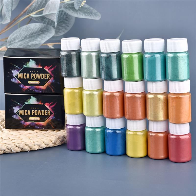 6 個セットエポキシ樹脂染料マイカパウダー粉末顔料セット樹脂 - Resin Dye Opaque のレビューと価格