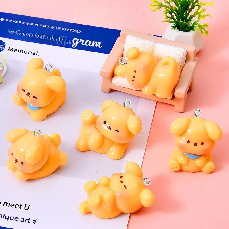 10 個かわいい漫画犬アクリル樹脂チャームミニペンダント D - Resin Art Kits For Adults のレビューと価格