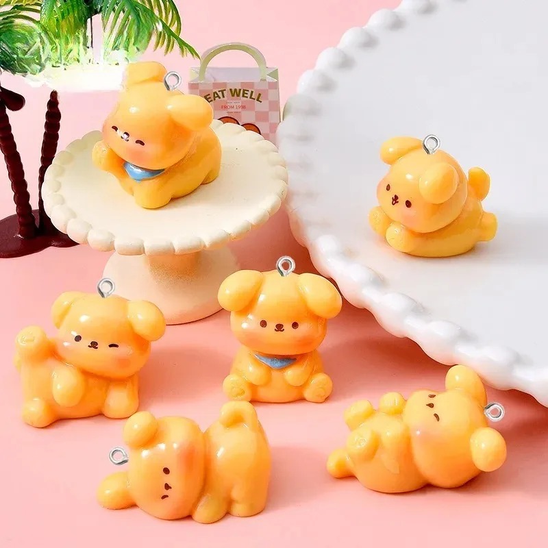 10 個かわいい漫画犬アクリル樹脂チャームミニペンダント D - Resin Art Kits For Adults のレビューと価格